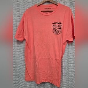 Coral/Pink Men's Large Mario Kart Racing Team Tee
